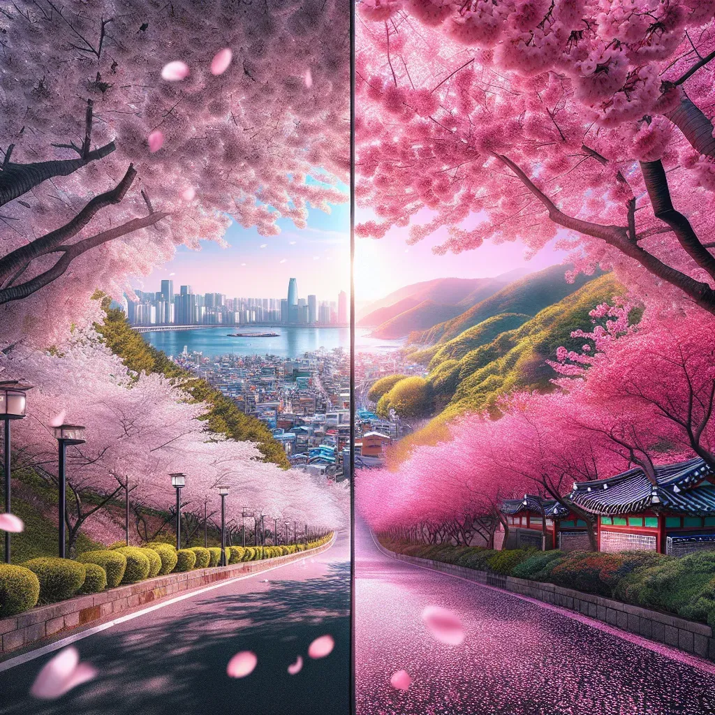 부산 벚꽃 명소 vs 대구 벚꽃 명소: 당신의 선택은?